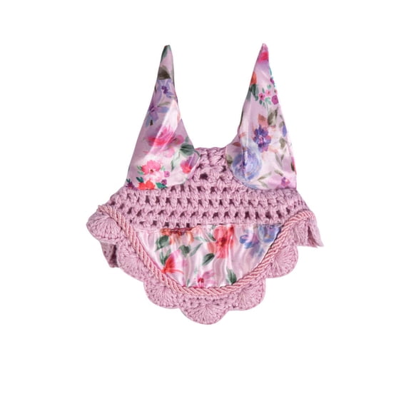 HKM Ear Bonnet -Hobby Horsing Print