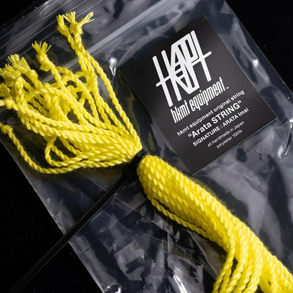 HKMT Equipment Arata Yo-Yo String - Arata Imai Signature - 20 Pack of YoYo Strings (Pastel Yellow)