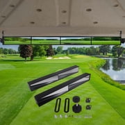HKOO Universal Golf Cart 4 Panel Mirror for Yamaha EZGO Club Car, Car SUV Van Truck Wide Angle Rear View Mirror