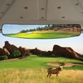 thumbnail image 1 of HKOO Golf cart Rear View Mirror,16.5" Extra Wide 180 Degree Panoramic Rear View Mirror Fit for Golf Cart EZGO Club Car Yamaha (Rear View Mirror), 1 of 9