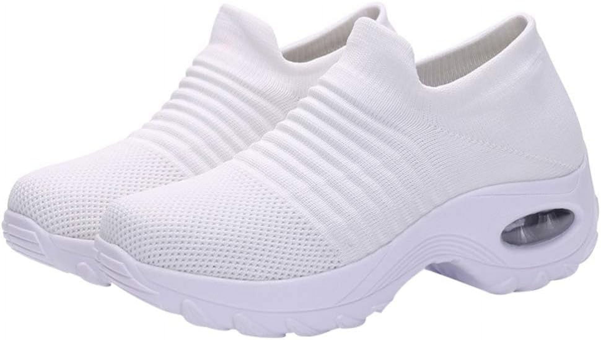 knit walking shoes