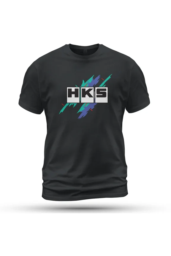 HKS Retro Pattern Classic T-Shirt Funny Size S-5XL Made in USA