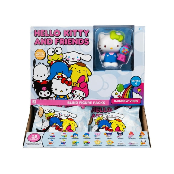 Hello Kitty and Friends Rainbow Vibes 2 inch Blind Single Figure and Accessory (One Count)