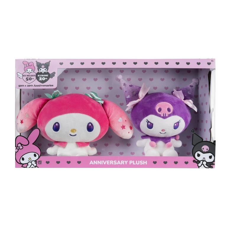My Melody & Kuromi ぬいぐるみ 50周年 & 20周年記念 Hello Kitty - 20th Anniversary - Kuromi and My Melody - 8 inch