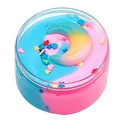 HKUKY 100ML Beautiful Color Mixing Cloud Slime Scented Stress Kids Toy