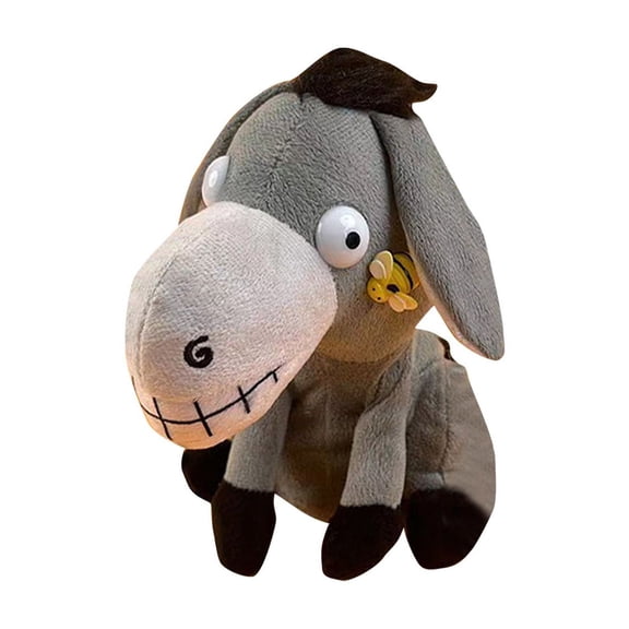 HKUKY Animals Stung by Bees, Funny Animal Plush Toy, Talking Singing Repeats Electric Interactive Animated Toy Speaking Plush, Birth Day Gift for Kids, Toddlers