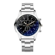 HKUKY Stainless Steel Sport Quartz Hour Wrist Analog Watch