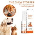 HKUKY The Chew Stopper, Pet Deterrent Spray ,Pet Restricted Area Spray, Prevent Cats and Dogs
