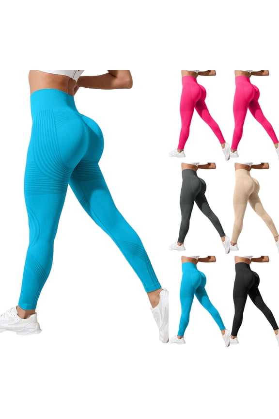 3D Metabolic Booster Leggings-3D Anti-Cellulite Compression Leggings for Women, High Waist Scrunch Butt Yoga Pants Black L