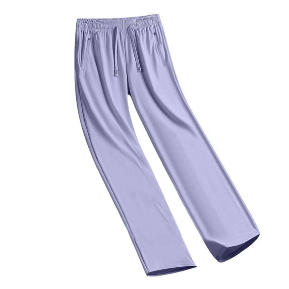 HKYNLAG Comfysfit Pants, Comfy's Fit Pants Petite, Comfy Fit Stretch Active Pants Women, Comfys Fit Women Quick Drying Pants Black Light Purple 2XL