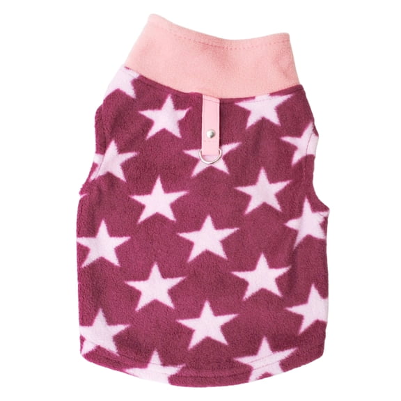 HKYNLAG Dog Sweater Soft Fleece Vest with Leash Ring Plaid Warm Winter Pet Clothes Dog Pullover Jacket for Dogs Cats Winter Chihuahua Pet Indoor Outdoor Use,Winter Vest Coat for Pet Army Green M