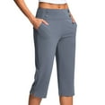 thumbnail image 1 of HKYNLAG Dressy Capri Pants for Women High Waist Stretch Womens Dress Capris Pants for Summer with Pockets Work Casual Blue M, 1 of 8