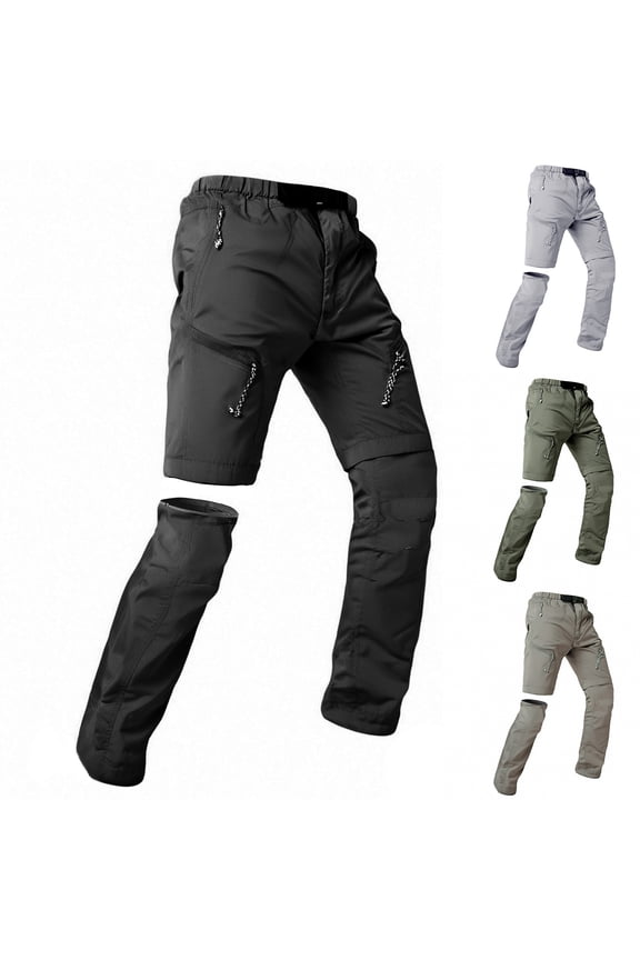 Women's Hiking Pants Convertible Zip Off Lightweight Waterproof Quick Dry Outdoor Fishing Travel Camping Army Green M