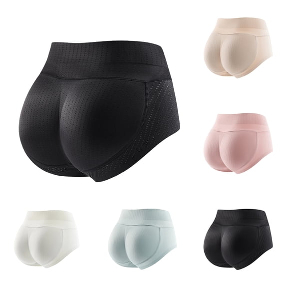 HKYNLAG Womens Butt Lifting Panties Seamless Padded Underwear Booty Pads Enhancer Shapewear Butt Lifting Panty Short 2026 Complexion L