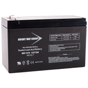 HKbil 6FM6.5 Replacement 12V 7AH F1/T1 Battery by Bright Way