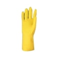 thumbnail image 1 of HL-100 M PE Medium Yellow Rubber Glove - Pack of 12, 1 of 1