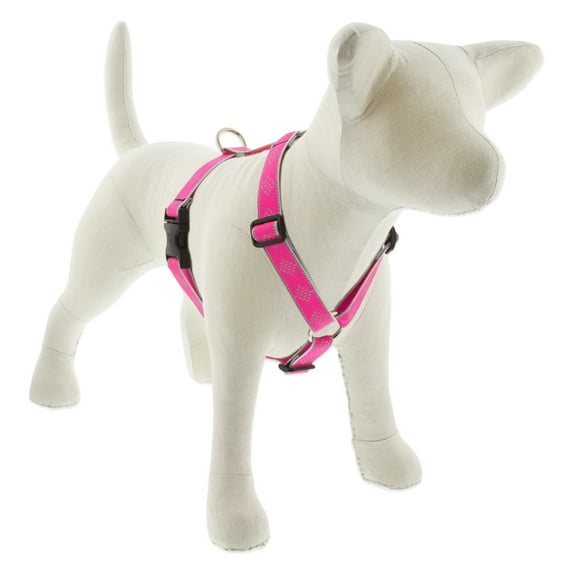 HL 1in Pink Diamond 24-38 Roman Dog Harness