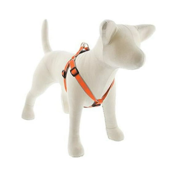HL 3/4in Orange Diamond 15-21 Step In Dog Harness