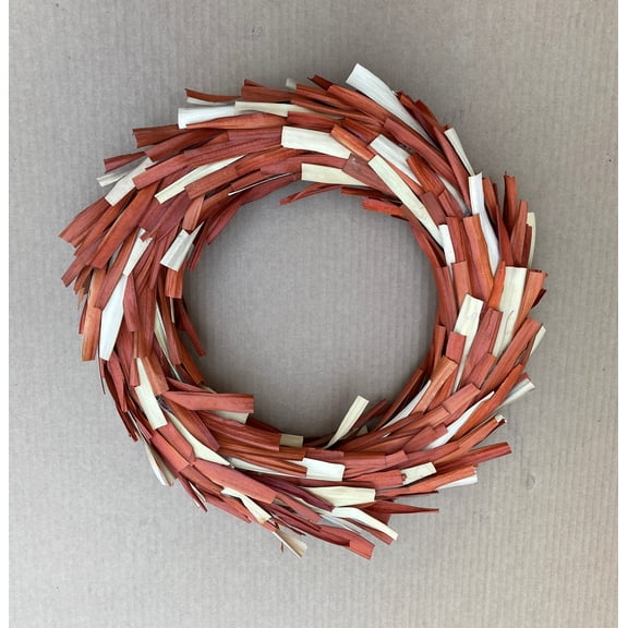 HL Fall Day Decor - Dried Plantain Leaf Leaves DIY Wreath