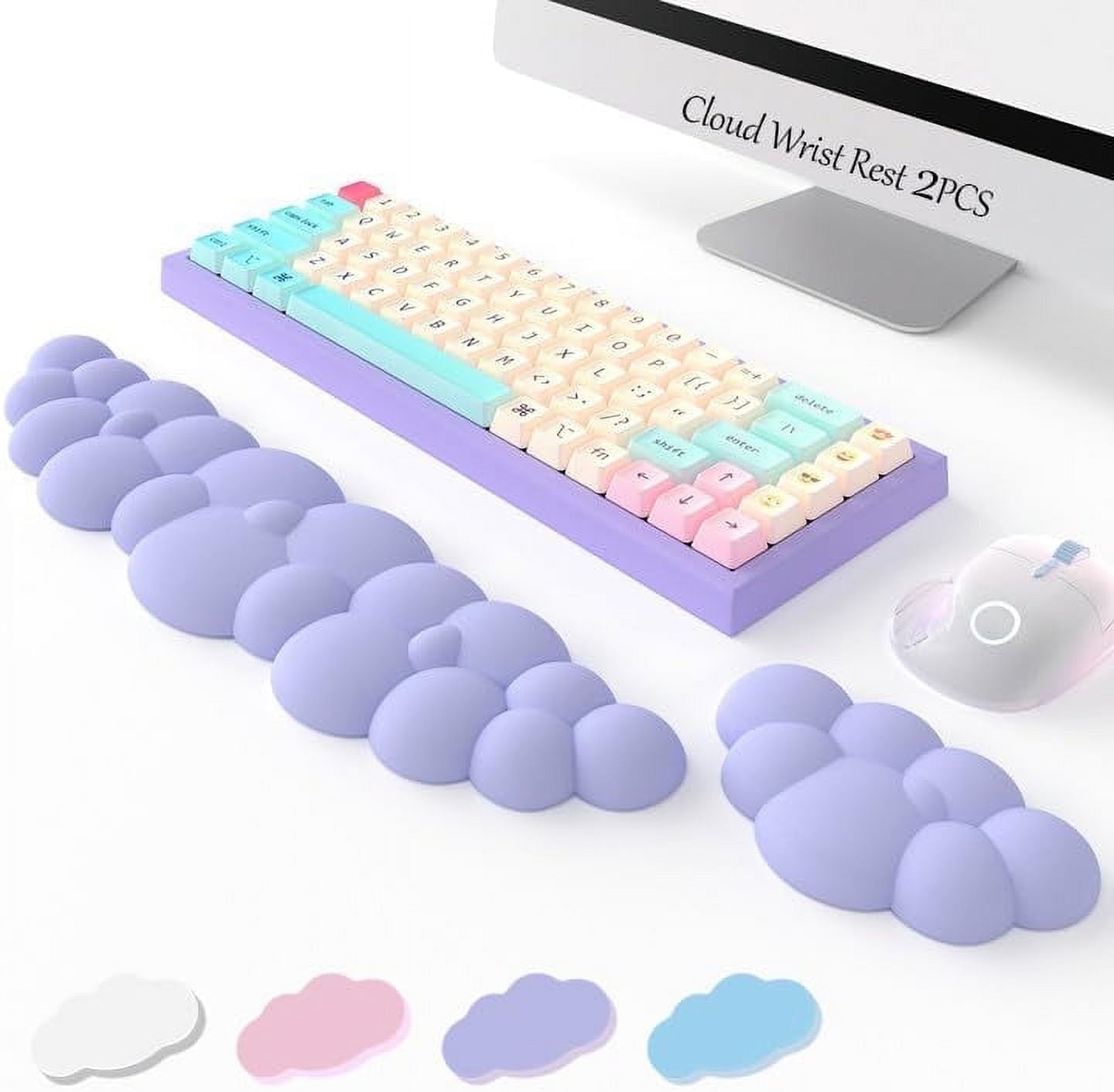 Styrofoam Computer HL Keyboard Cloud High Density Memory Foam Wrist Rest for Office ...