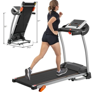 HLAiLL Easy Folding Treadmill for Home Use, 1.5HP Electric Running, Jogging & Walking Machine with Device Holder & Pulse Sensor, 3-Level Incline Adjustable Compact Foldable