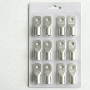 HLC Aluminum Lug | 4 mm Wire Connector | Stud Hole | Heavy Duty Electrical Cable Lug | Crimp Type pack of 6