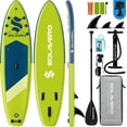 thumbnail image 1 of SOLAVERO 10'6" Inflatable Stand Up Paddle Board, Ultra-Light SUP Board with Accessories, Anti-Slip EVA Deck for Adults, 1 of 8