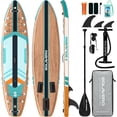 thumbnail image 1 of SOLAVERO 11'x35" Inflatable Paddle Stand Up Board with SUP Accessories for Adults, Ultra-Light & Non-Slip Deck Sup Paddle Board, 1 of 8