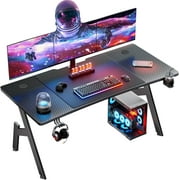 HLDIRECT 47 inch Gaming Desk, Ergonomic Gamer Table, Computer Table, Pc Workstation