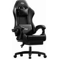 thumbnail image 1 of HLDIRECT Ergonomic Gaming Chair with Footrest, Gamer Chair with Lumbar & Headrest, Computer Chair for Adults, Black, 1 of 6