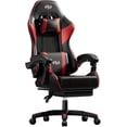 thumbnail image 1 of HLDIRECT Ergonomic Gaming Chair with Footrest, Gamer Chair with Lumbar & Headrest, Computer Chair for Adults, Black & Red, 1 of 6