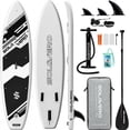 thumbnail image 1 of SOLAVERO 11' × 33" Inflatable Stand Up Paddle Board for 2 Person, Ultra-Light SUP Board with Accessories for Adults & Youth of All Skill Levels, 1 of 8