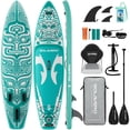 thumbnail image 1 of SOLAVERO 11'6" x 35" Inflatable Stand Up Paddle Board with Seat, Extra Long & Wide SUP Board, Non-Slip Stable Deck for Adults & Youth, 1 of 8