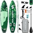 thumbnail image 1 of SOLAVERO Inflatable Stand Up Paddle Board with SUP Accessories, Anti-Slip EVA Deck, 11'×33" Blow Up Paddle Board Adults & Youth, 1 of 8