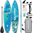 thumbnail image 1 of SOLAVERO Inflatable Stand Up Paddle Board with SUP Accessories, Anti-Slip EVA Deck, 11'×33" Blow Up Paddle Board Adults & Youth, 1 of 8