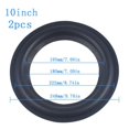 thumbnail image 1 of HLGDYJ 4/5/6.5/8/10/12 Inch Universal High Elasticity Speaker Surround Repair Foam Woofer Edge Replacement Foam Rubber, 1 of 15