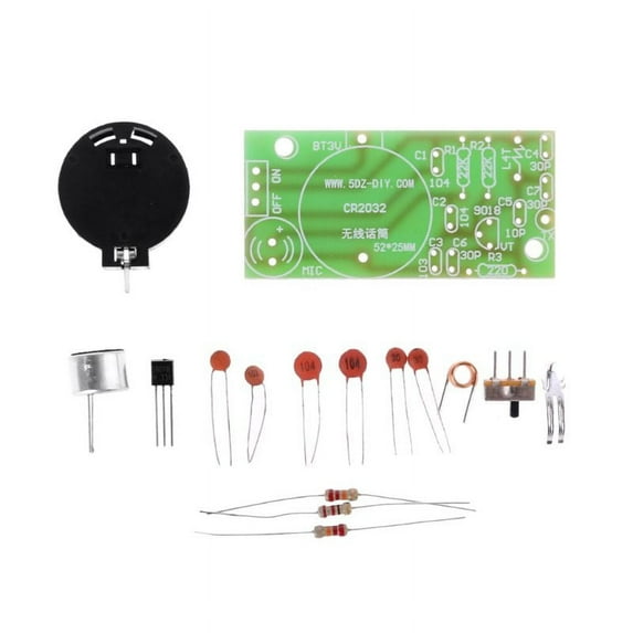 HLGDYJ Simple DIY FM Wireless Microphone Parts Electronic Training Kit Hot