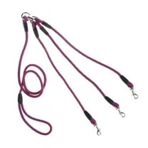 HLGDYJ Triple Dogs Leash Coupler Lead With Nylon Soft Handle For Walking 3 Dogs Outside