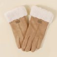 HLJHKJWM Cozy Soft Winter Fuzzy Gloves to Keep Your Hands Warm and Snug