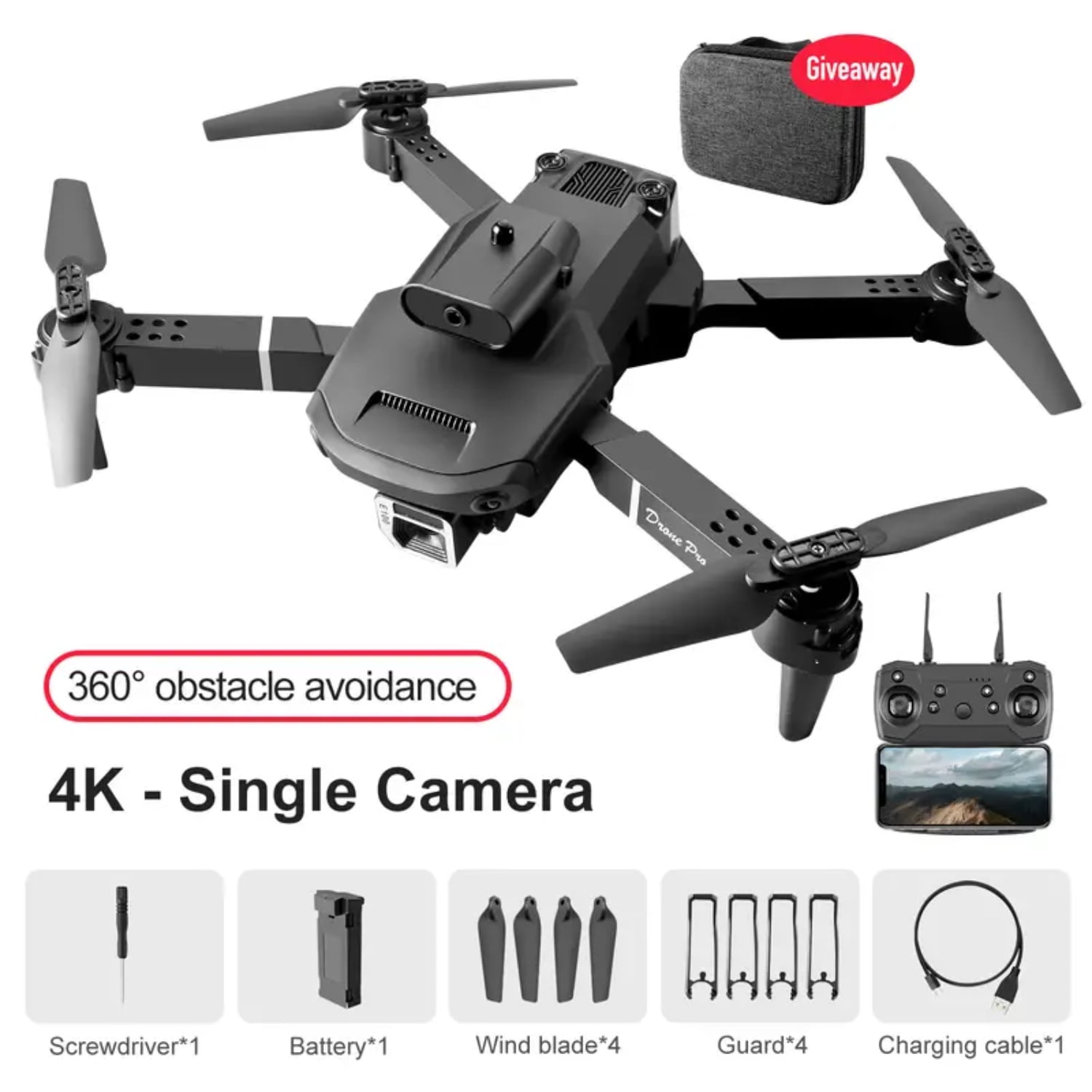 HLJHKJWM Electric High Definition UAV Drone with Fixed Height Function