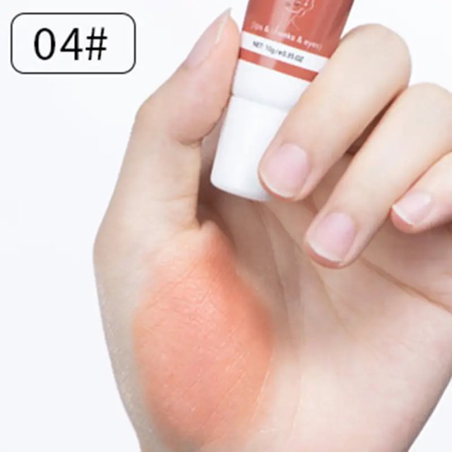 HLJHKJWM Highly Pigmented Long Lasting Waterproof 3in1 Lipstick Blush