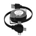 HLJHKJWM Retractable Multi Charging Cable with Lightning Micro USB and