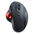 HLJHKJWM Wireless and Ergonomic 2.4G Dual BT Trackball Mouse for Device
