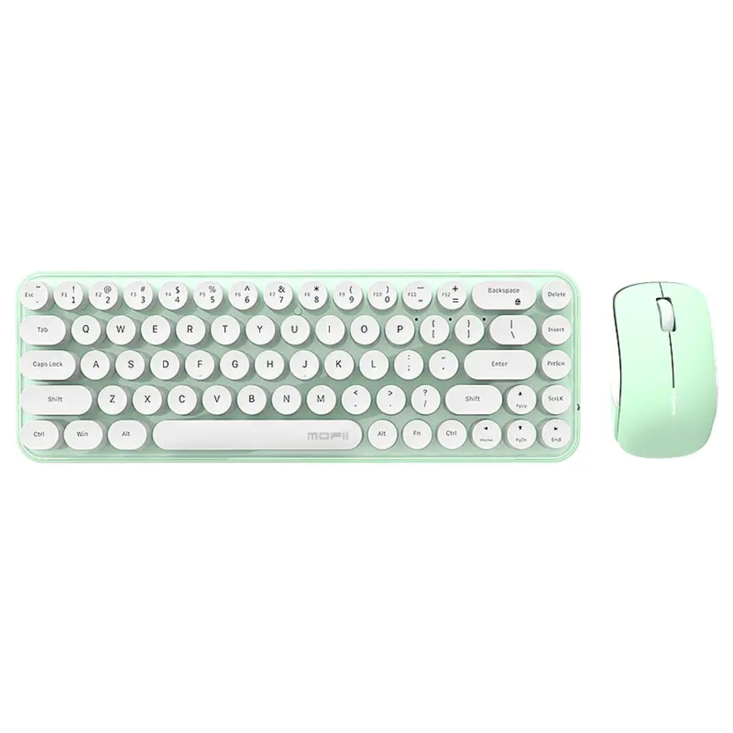 HLJHKJWM Wireless Lavender Cute Keyboard and Mouse Combo with Long