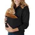 thumbnail image 1 of HLKJKLS Hoodies For Women Oversized Solid Color Pocket Pullover Loose Casual Sweatshirts Black S-3Xl, 1 of 4