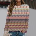 thumbnail image 1 of HLKJKLS Oversized Sweatshirt For Women Star Print Hoodless Long Sleeve Side Split Loose Pullover Sweatshirt Yellow S-3Xl, 1 of 5