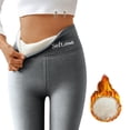 thumbnail image 1 of HLKJKLS Yoga Pants Women High Waisted Fleece Leggings Thermal Tights Warm Winter Stretchy Workout Pants Polyester Gray S-Xxl, 1 of 8