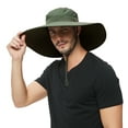 thumbnail image 1 of HLLMAN Super Wide Brim Sun Hat For Mens/Womens,Large Bucket Hat For Fishing/Hiking/Gardening, 1 of 7