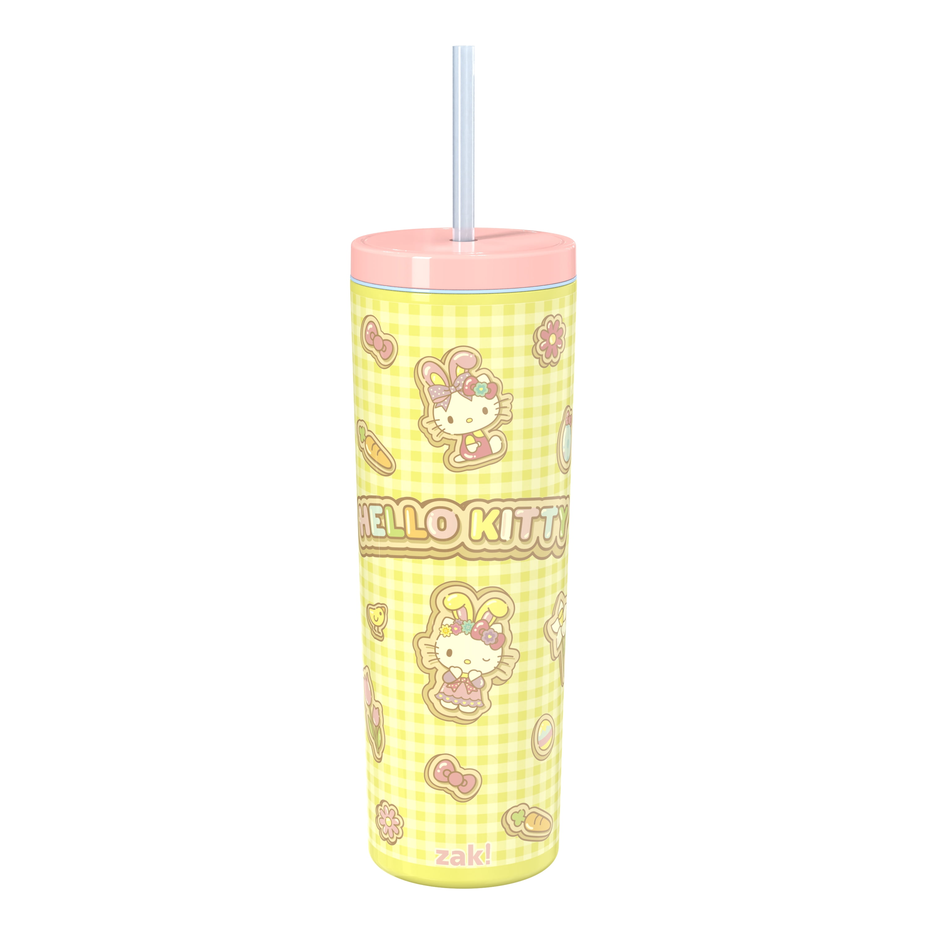 galliano ホワイト タンクトップ XS ピンクグリッター Zak Designs 22.5oz Hello Kitty Double Wall Durable Plastic Bravo