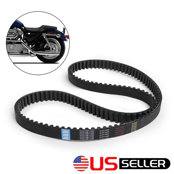 HLMOTOSUPP Rear Drive Automotive Replacement Belts for Harley Custom 1200, 1-1/8" 128